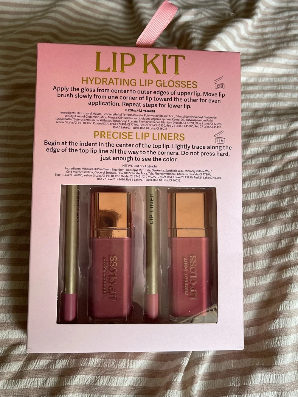 Hydrating Pink Lip Kit with Precise Lip Liners